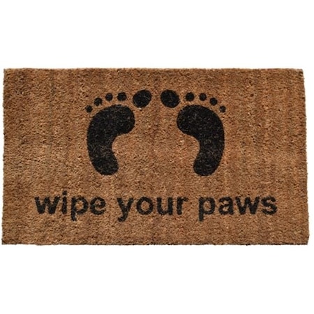Imports Decor Inc Vinyl backed coir doormats are printed with water based colors, which provide color fastness and 515PVC